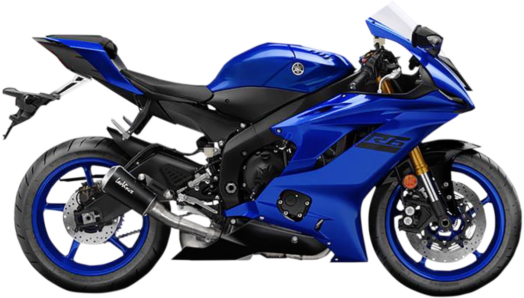 LV-10 Slip-On - Carbon Muffler - Stainless End Cap