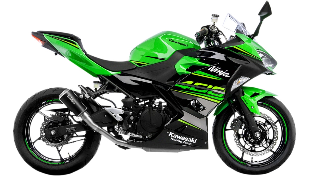 LV-10 Slip-On - Carbon Muffler - Stainless End Cap