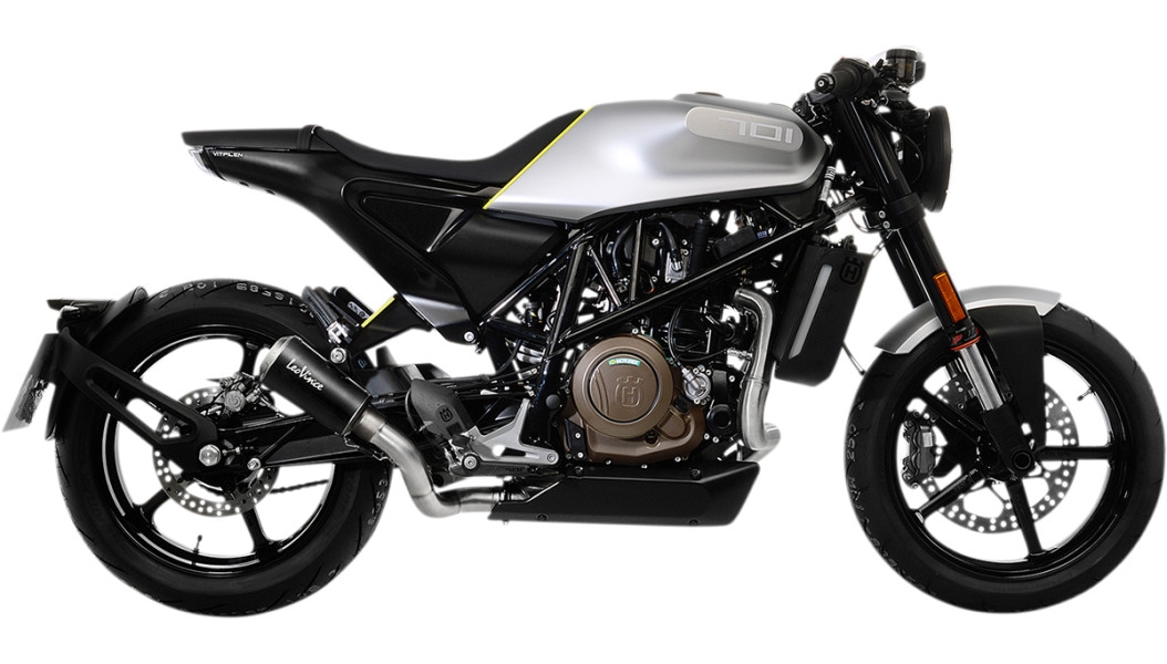 LV-10 Slip-On - Carbon Muffler - Stainless End Cap