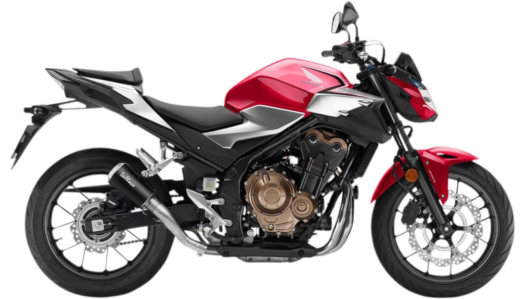 LV-10 Slip-On - Carbon Muffler - Stainless End Cap