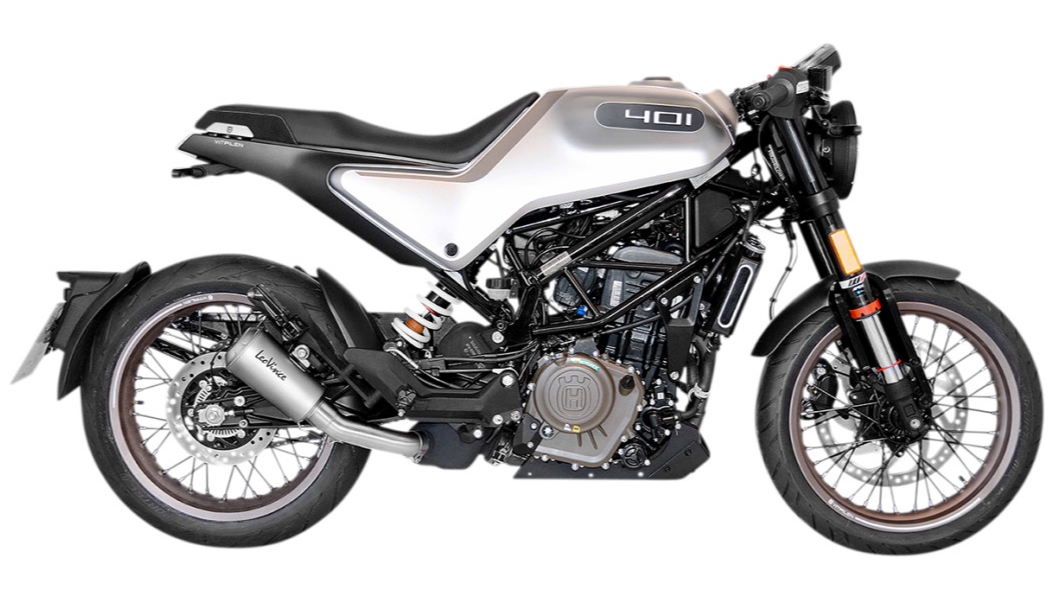 LV-10 Slip-On - Stainless Muffler - Stainless End Cap