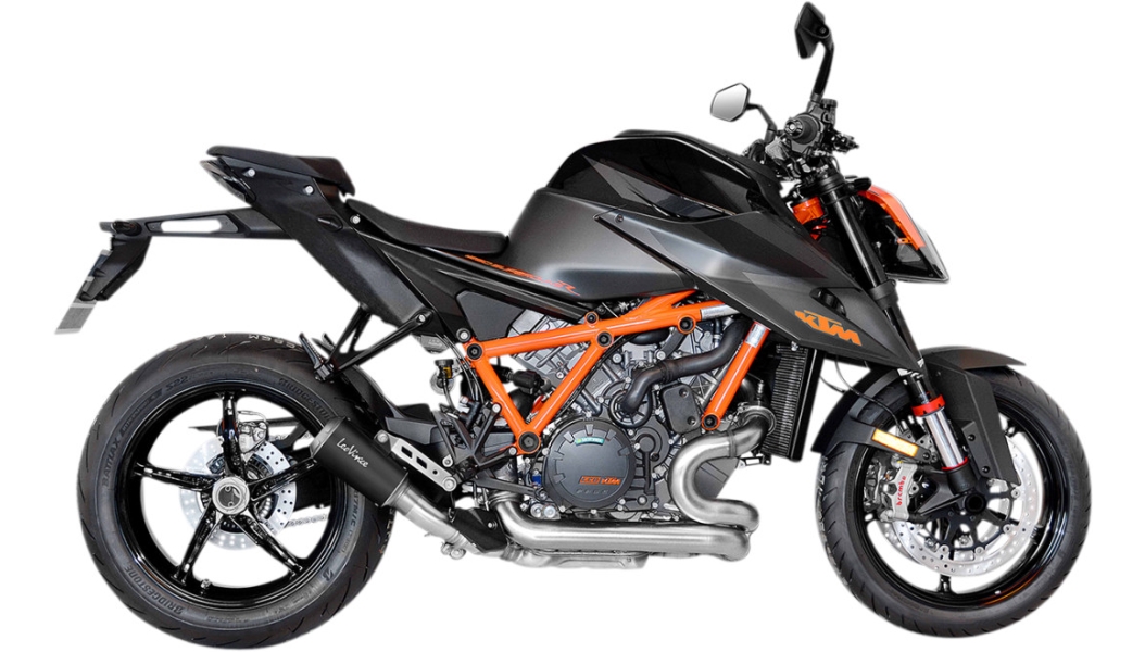 LV-10 Slip-On - Carbon Muffler - Stainless End Cap