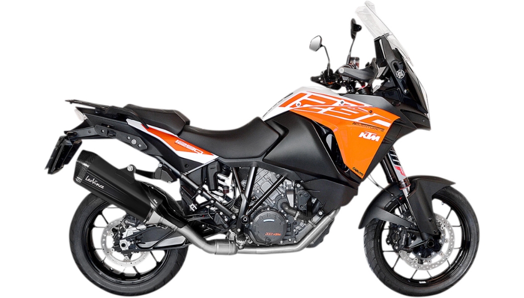 LV-12 Slip-On - Black Stainless Muffler