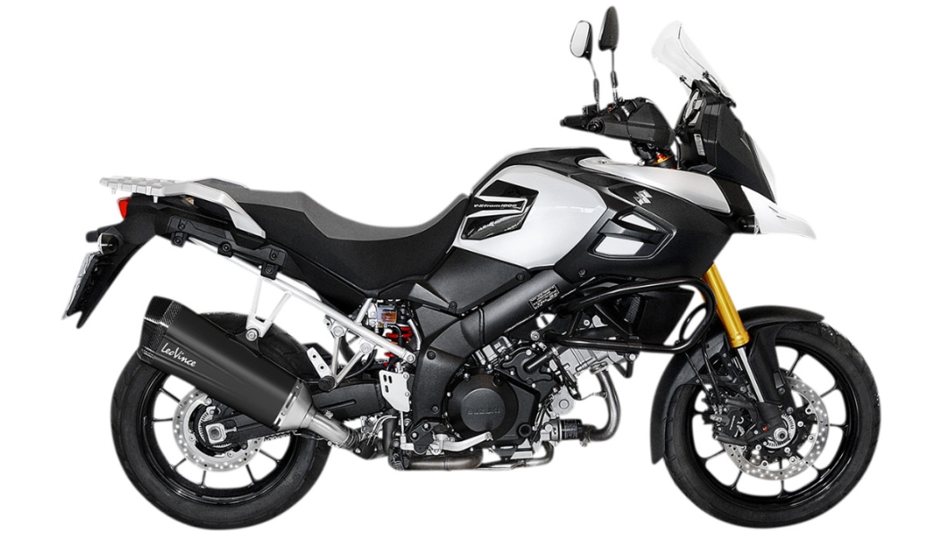 LV-12 Slip-On - Black Stainless Muffler