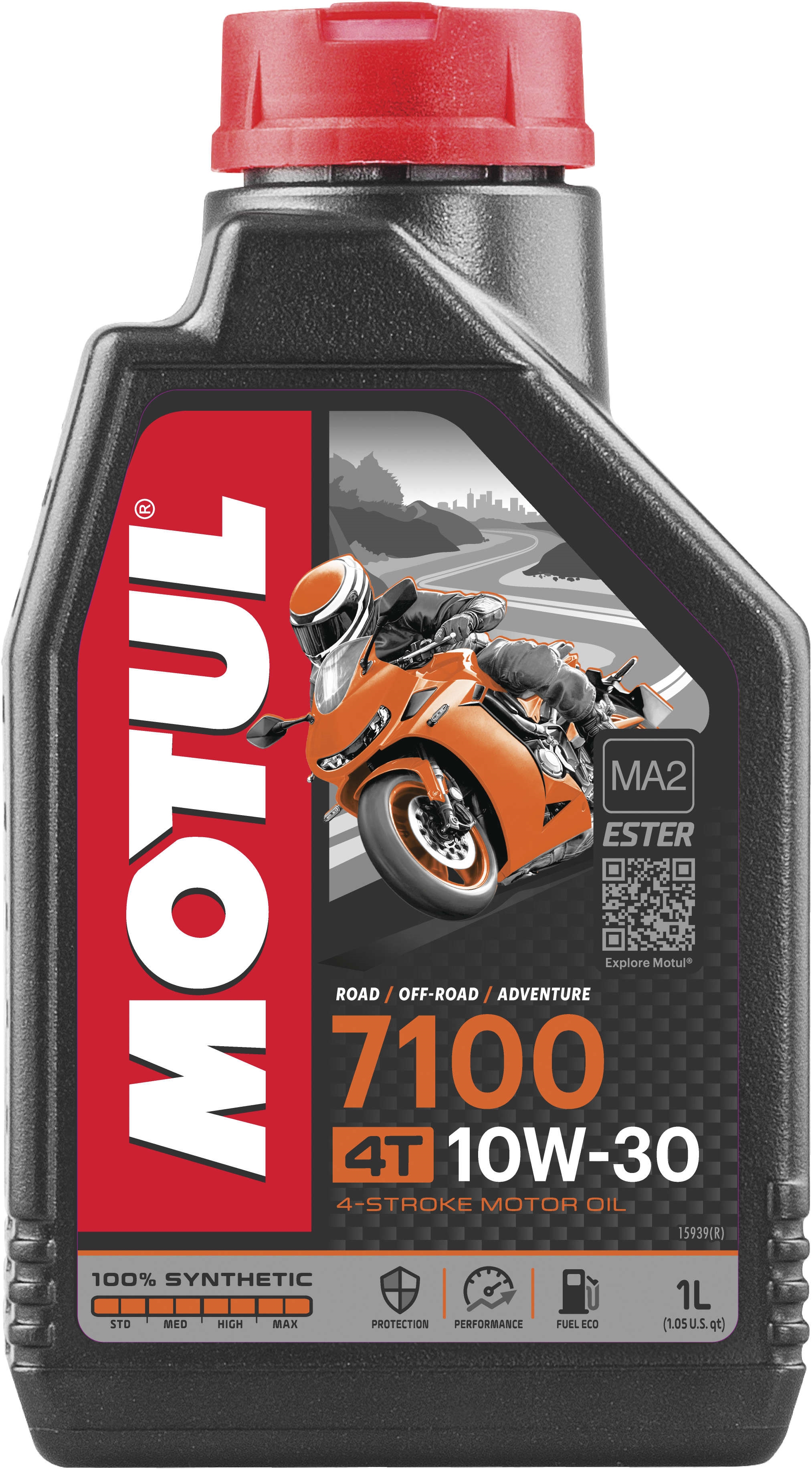 7100 4T Synthetic Oil - 10W30 - 1 L.