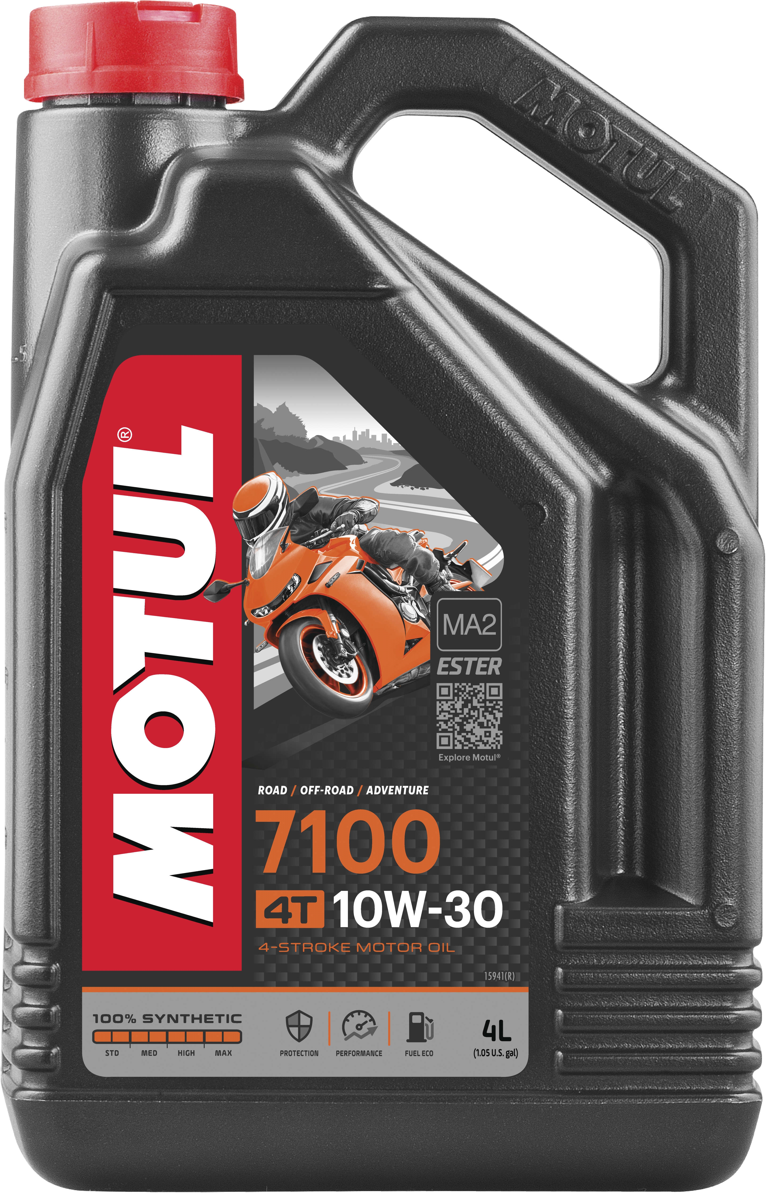7100 4T Synthetic Oil - 10W30 - 4 L.