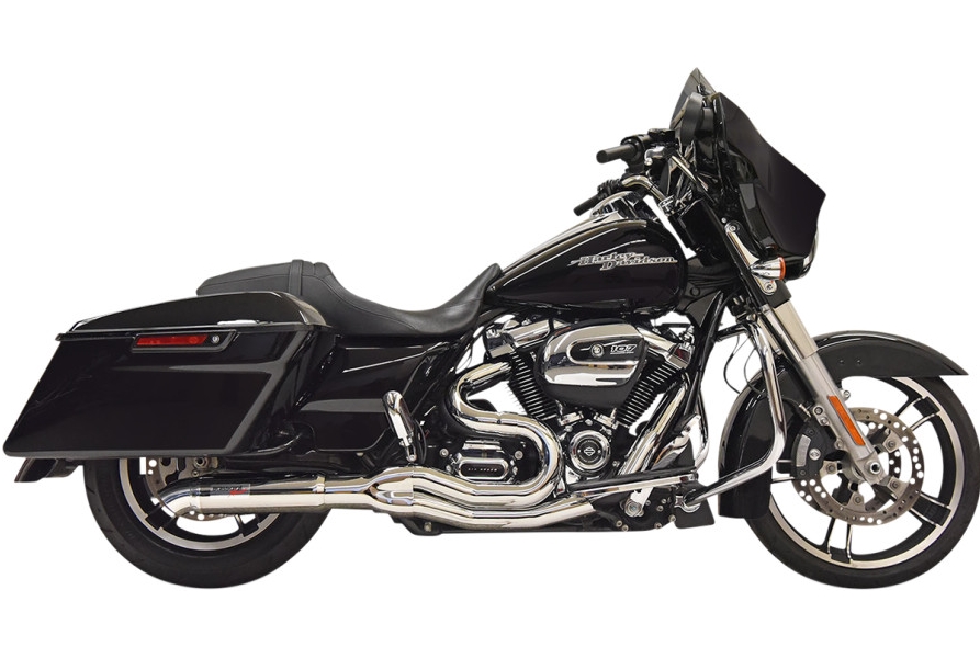 Road Rage II 2:1 Mid-Lenght Exhaust System - Chrome