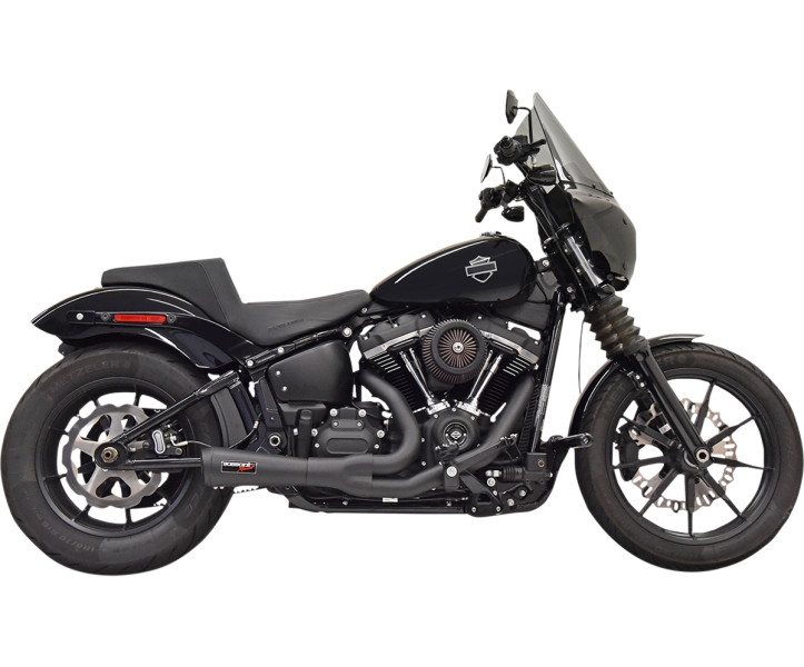 The Ripper Short Road Rage 2-Into-1 Exhaust System - Black