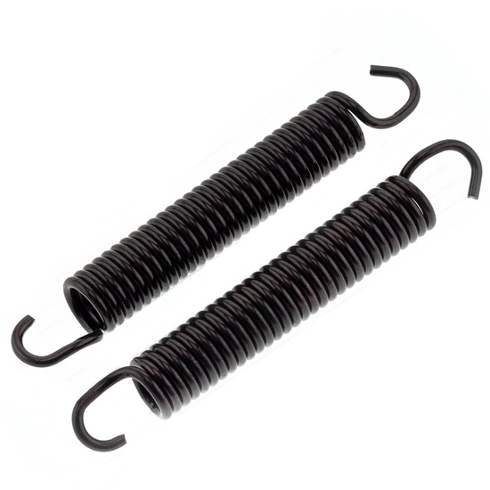 Black Zinc Steel Exhaust Spring - 12mmx85mm