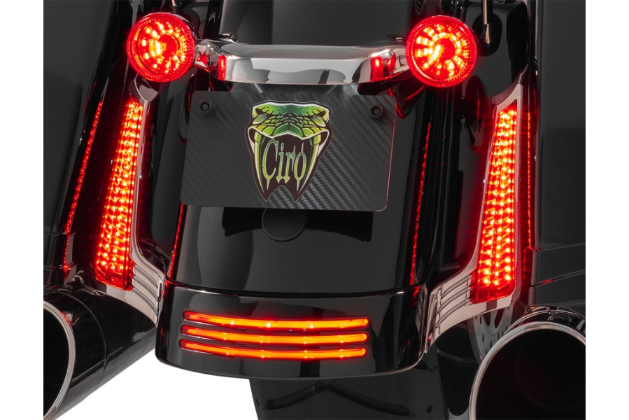 Fascia Lights - Black/Red