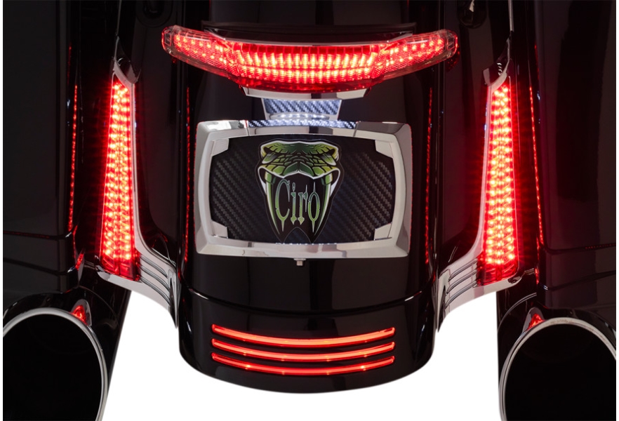 Fascia Lights - Chrome/Amber