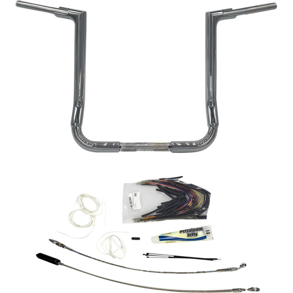 1-1/2in. EZ Install Flat Top Handlebar Kit - Chrome