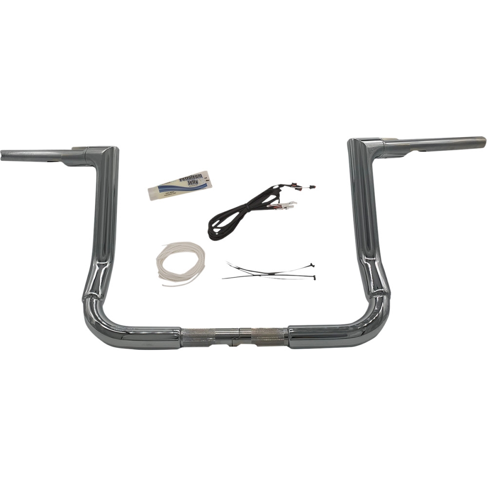 1-1/2in. EZ Install Flat Top Handlebar Kit - Chrome