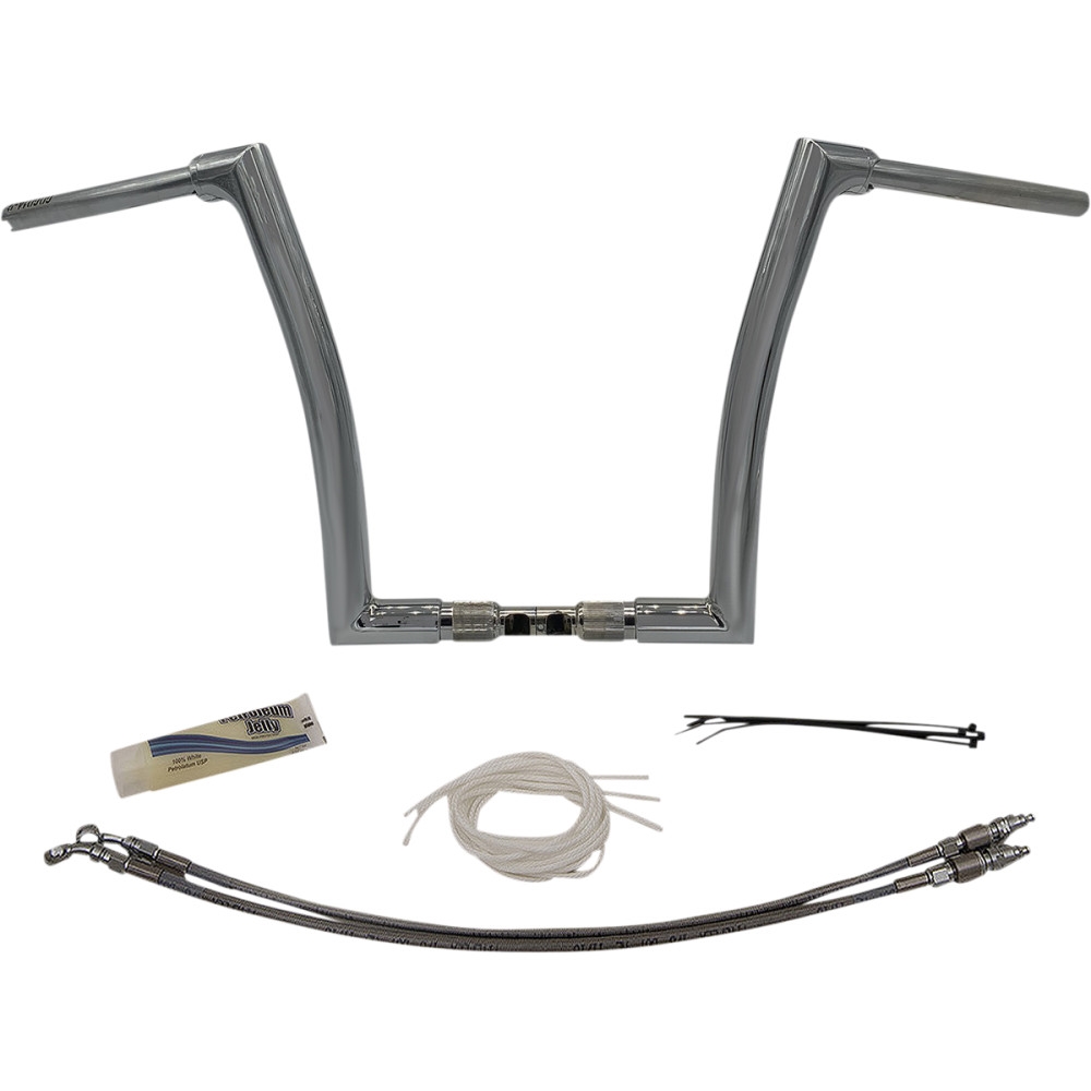 1-1/2in. EZ Install Flat Top Handlebar Kit - Chrome