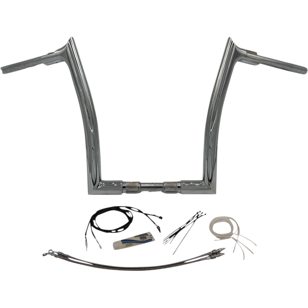 1-1/2in. EZ Install Pointed Top Handlebar Kit - Chrome