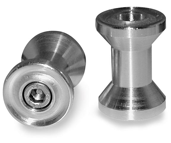 10mm Swingarm Spools - Silver