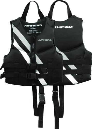 Orca Neolite Kwik-Dry Child Life Vest - Black/White