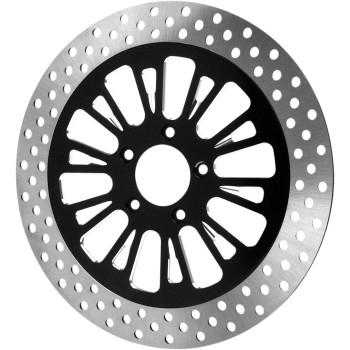 13in. Cog Drive Front Rotor - Black Anodized