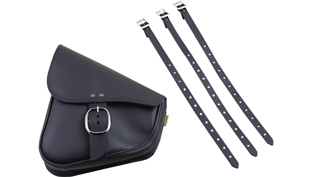 Swingarm Bag with Brass Buckles