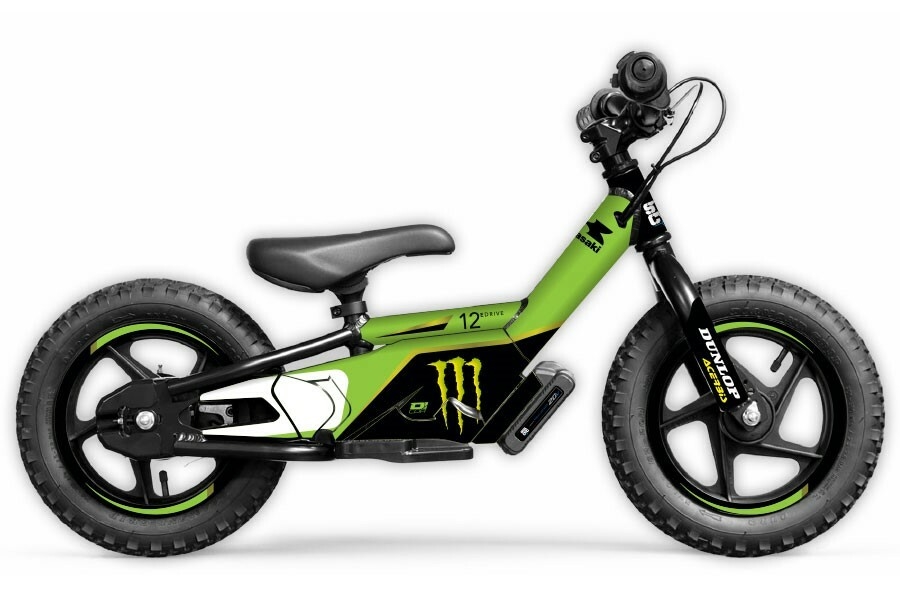 Monster Energy Kawasaki Stacyc Graphics Kit for STACYC 12in. and 16in.