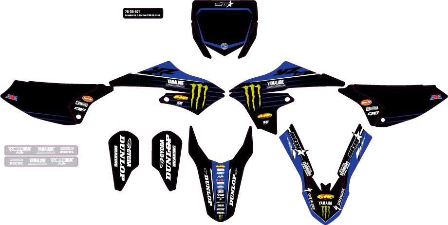 2022 Star Racing Yamaha Complete Kit - Black