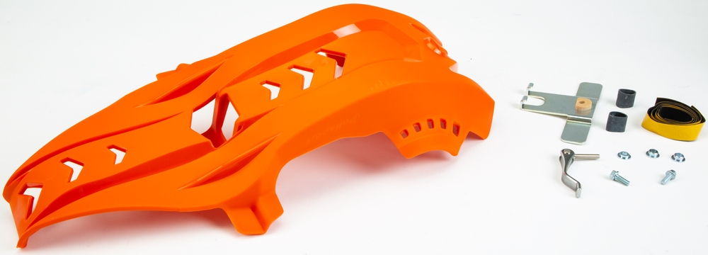 Fortress Skid Plate with Link Guard - Orange