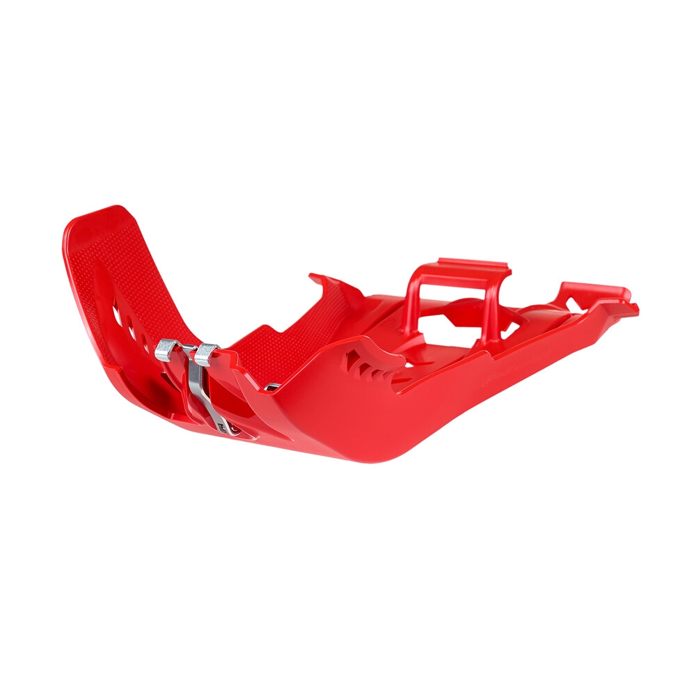 Fortress Skid Plate with Link Guard - Red