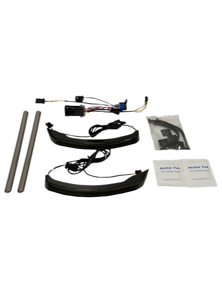 Dual-Intensity Low-Profile Saddlebag Lights - Smoke Lens