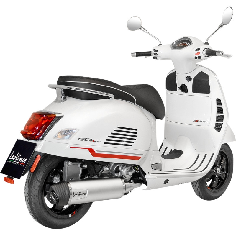 LV One Evo Slip-On - Stainless Muffler - Carbon End Cap