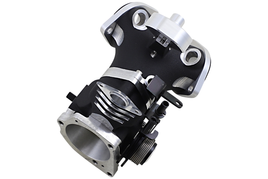 Big Bore 51mm Throttle Body - 1.66in. Intake Runner - Black Finish