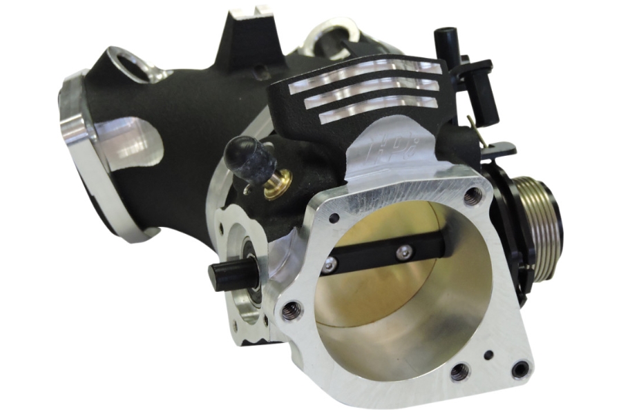 Big Bore 55mm Throttle Body - 1.800in. Intake Runner - Black Finish