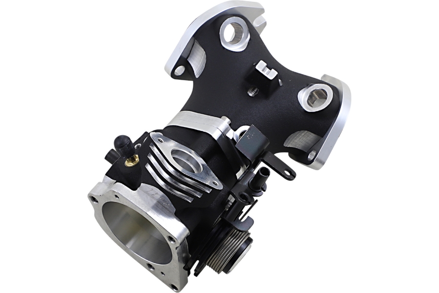 Big Bore 55mm Throttle Body - 1.66in. Intake Runner - Black Finish