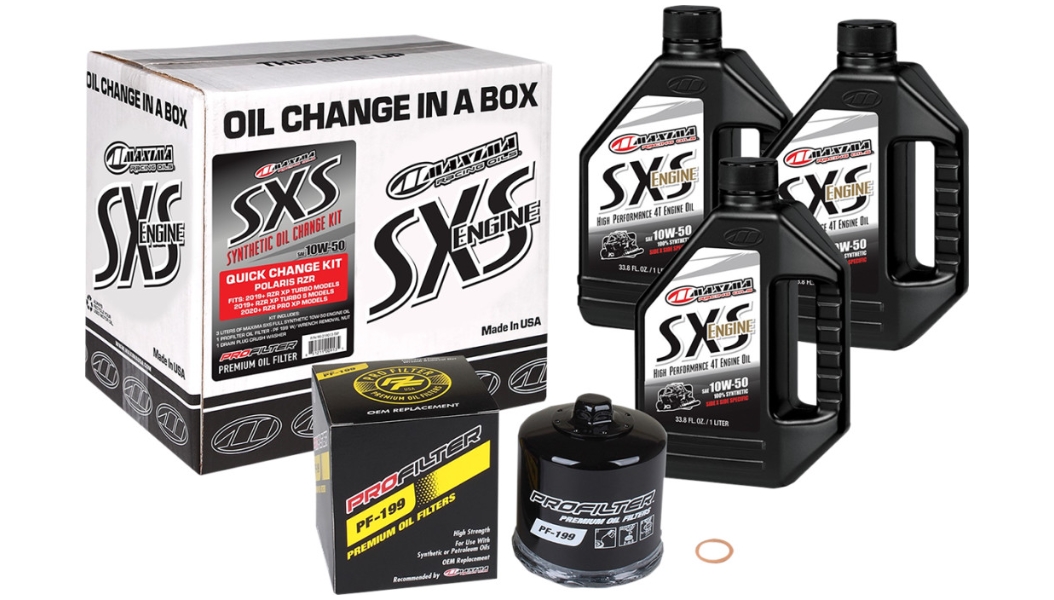 SXS Synthetic Quick Oil Change Kit - 10W50