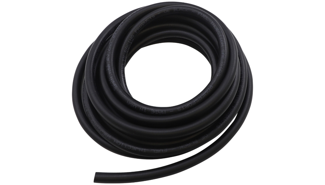 Black F.I Fuel Line - 3/8in. W x 25ft. L