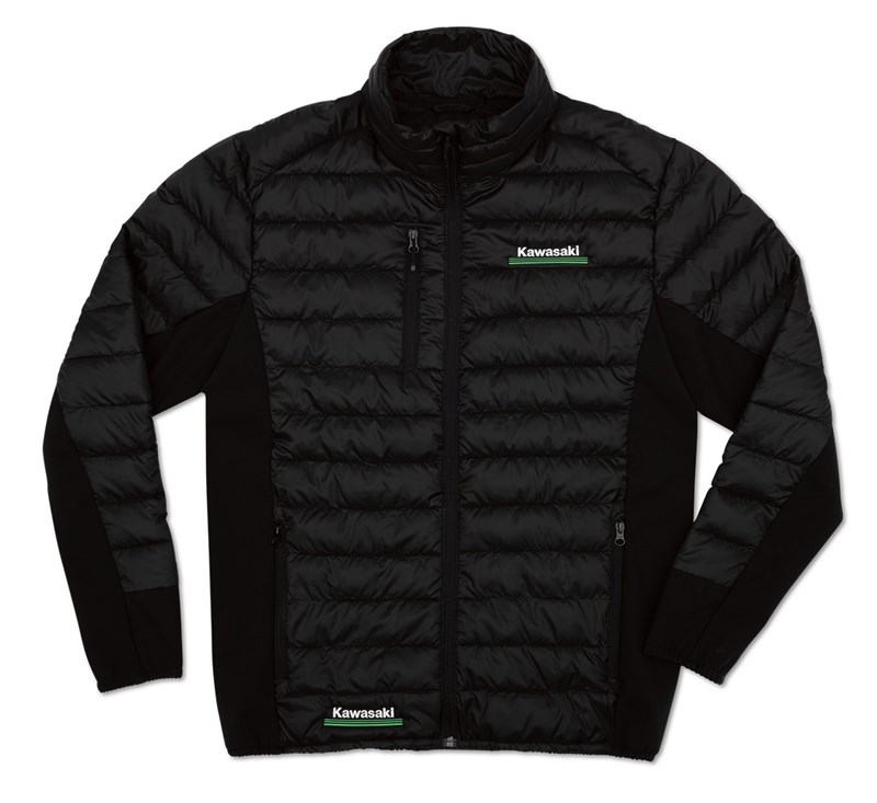 3 Green Lines Puff Jacket