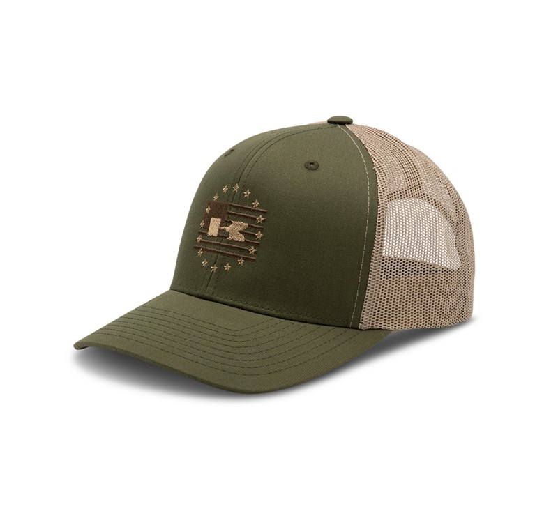 Heritage Flying K Flag with Stars Flexfit 6606 Cap