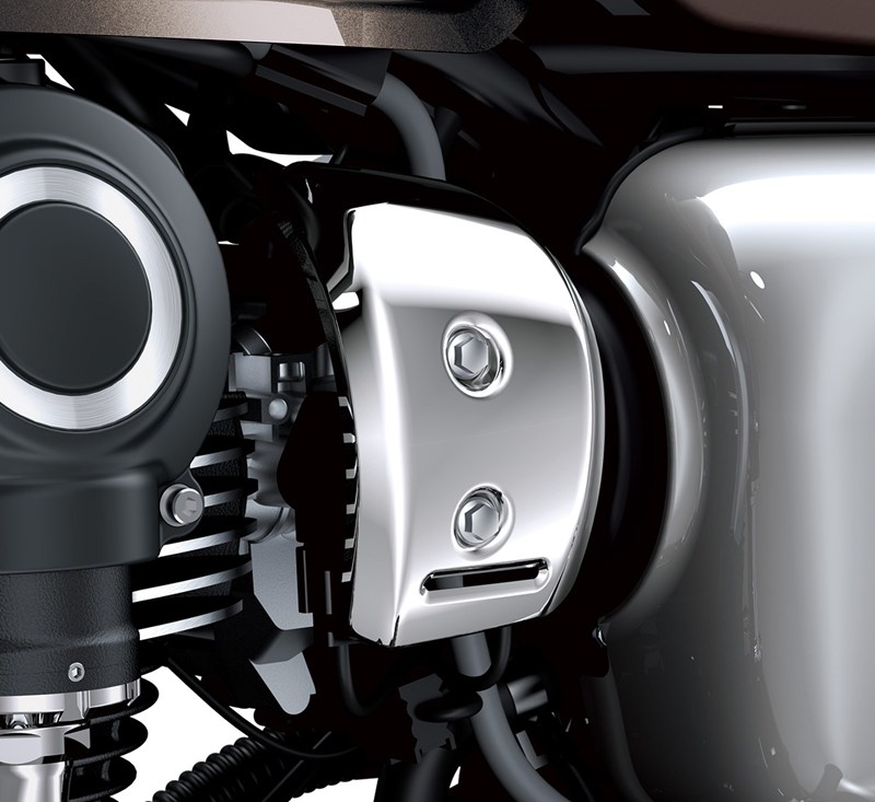 Throttle Body Cover - Left Side - Chrome