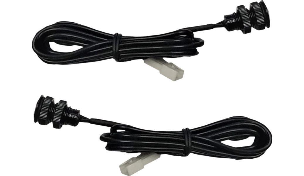 LED Boltz - Red, Black Finish