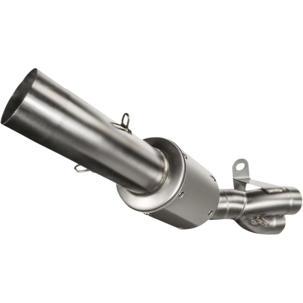 Track Day Link Pipe with Resonator - Stainless Steel