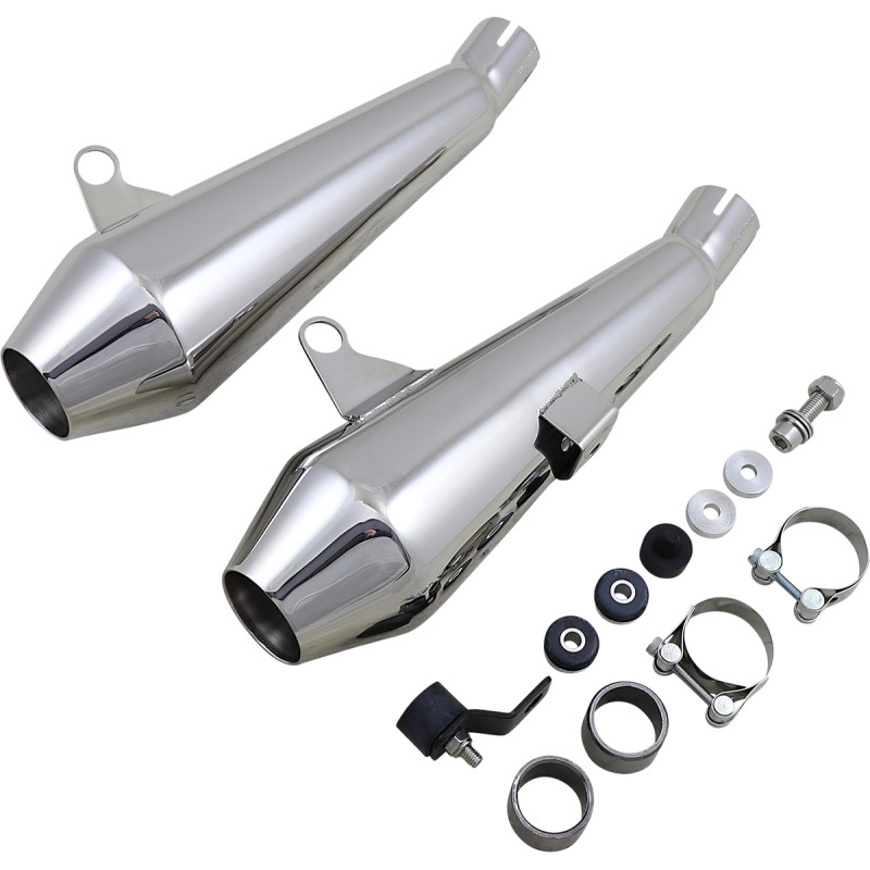 Shorty Predator Pro Muffler - Polished