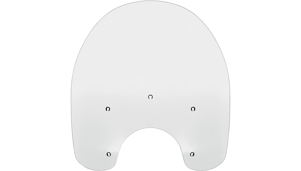 Replacement Plastic for Detachable King Size Nostalgic Windshield - 15in. - Clear