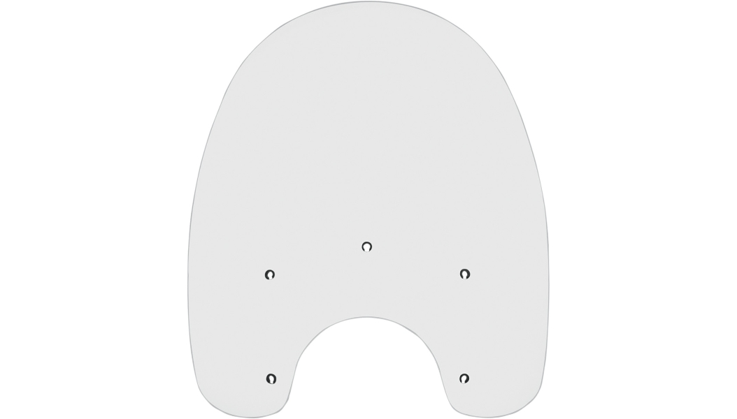 Replacement Plastic for Detachable King Size Nostalgic Windshield - 19in. - Clear