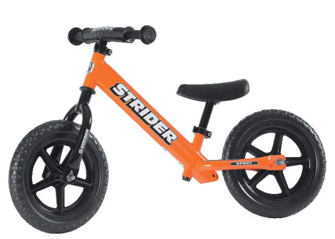 Balance 12 Sport Bike with Strider Logo - Orange