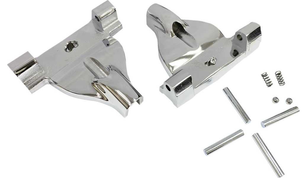 Passenger Floorboard Mount Kit - Chrome