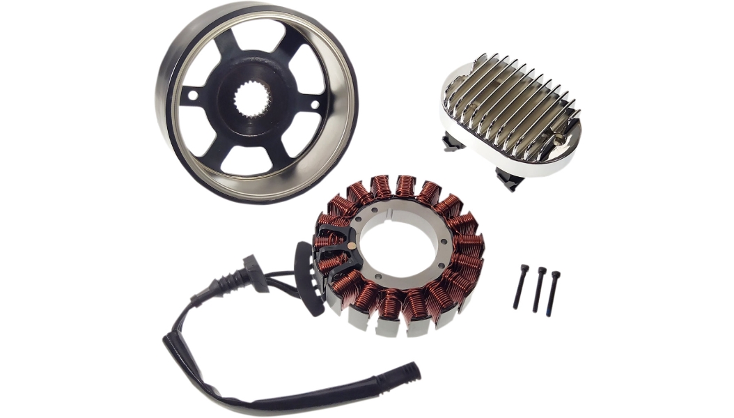 Charging Kit - with Chrome Regulator - 40Amp