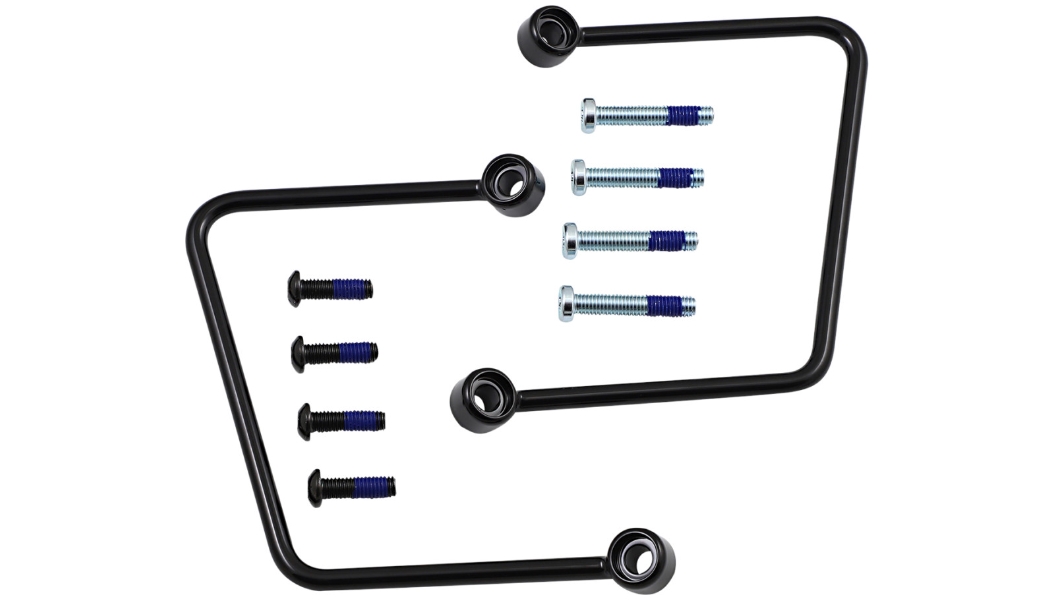 Gloss Black Saddlebag Support Brackets
