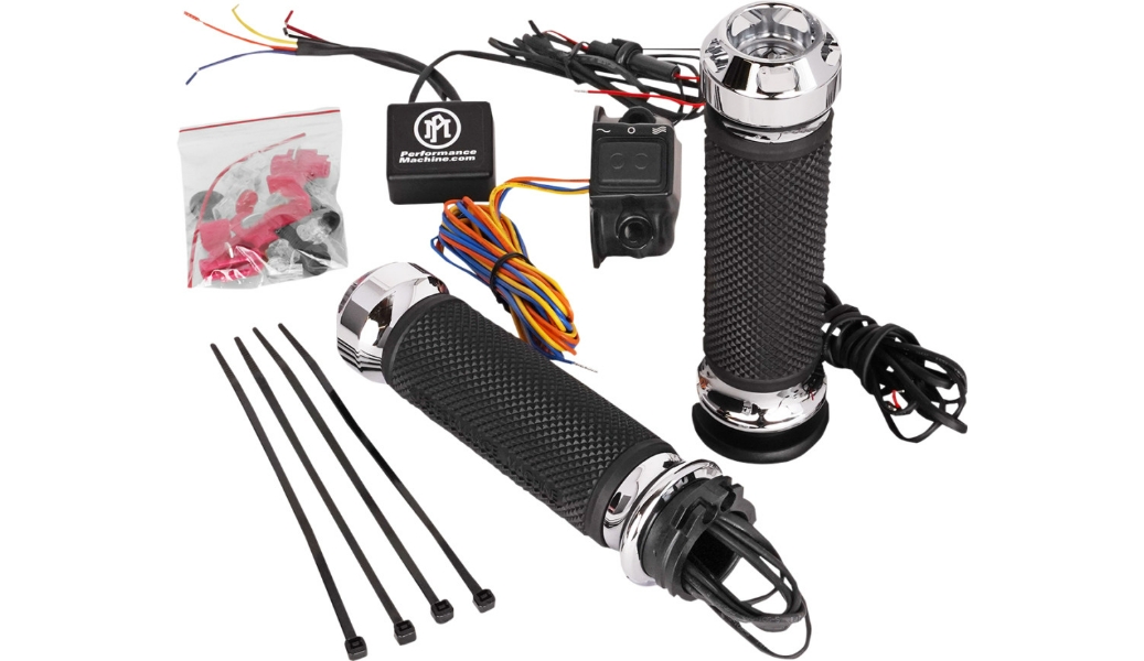 Heated Apex Grip - Chrome