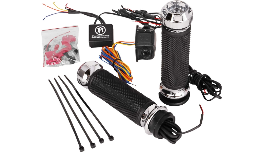 Heated Apex Grip - Chrome