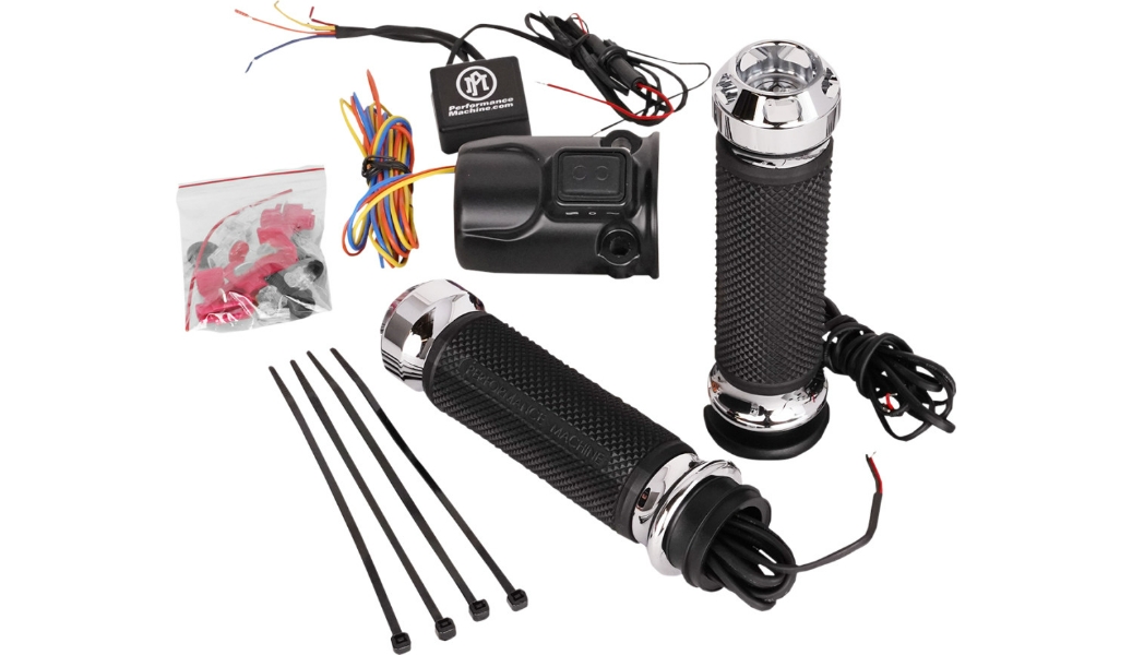 Heated Apex Grip - Chrome