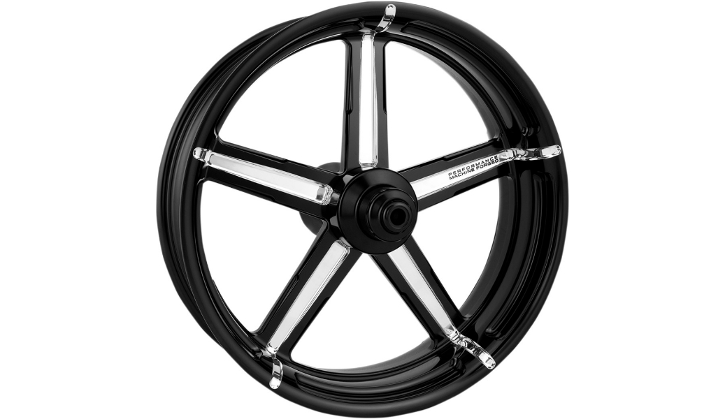 One-Piece Aluminum Front Wheel - 18in. x 5.5in. - Formula  Platinum Cut